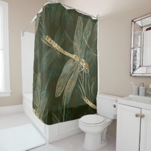 Majestic Dragonfly Pattern Duschvorhang