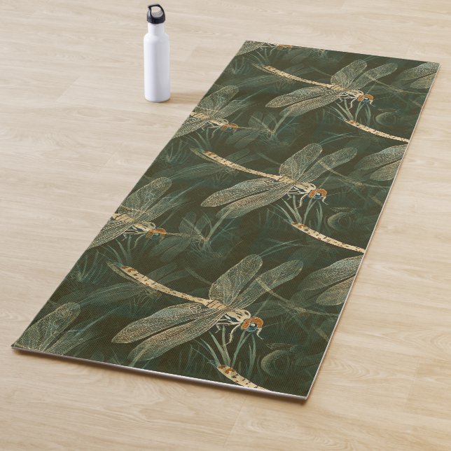 Majestic Dragonfly Pattern  Yogamatte (Beispiel)