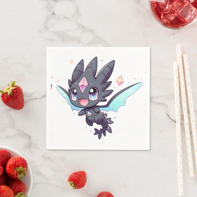 Majestic Dreamy Dragon Baby Dusche Serviette (Beispiel)