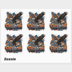 Majestic Eagle Aufkleber   Wildlife Vogel Aufklebe
