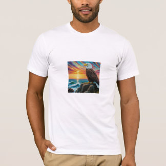 Majestic Eagle bei Sonnenuntergang T-Shirt