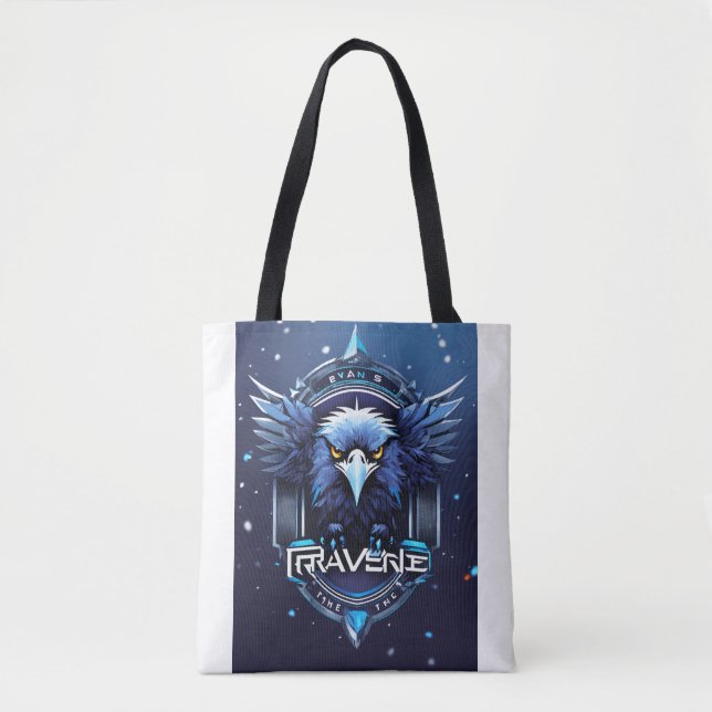 Majestic Eagle Emblem Tote Bag – Bold & Stylish Ev Tasche (Vorderseite)