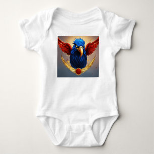 Majestic Eagle Emblem White Background T - Shirt