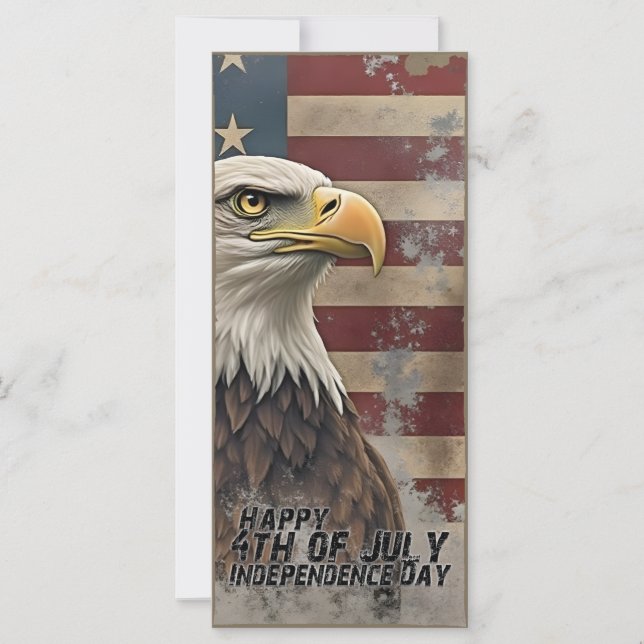 Majestic Eagle & Flag - Geist der Freiheit (Vorderseite)