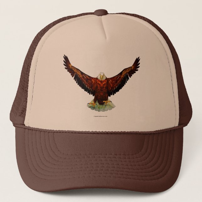 Majestic Eagle Hat Truckerkappe (Vorderseite)