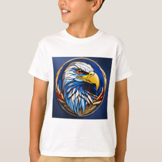 Majestic Eagle Head Graphic Kids' T - Shirt