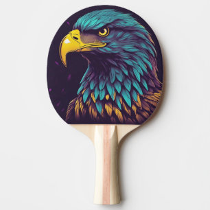 Majestic Eagle in lebhaften Farben Tischtennis Schläger