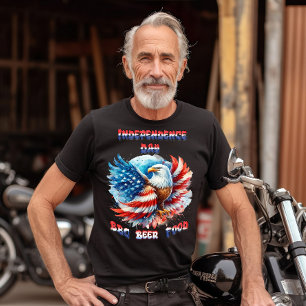 Majestic Eagle Patriotic Priotic Independence Day T-Shirt