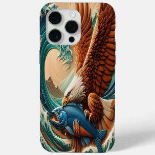 Majestic Eagle steigt über Fisch auf Case-Mate iPhone Hülle