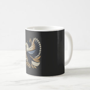 Majestic Eagle Stickerei Design kühne Patriotik Kaffeetasse