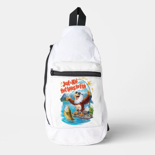 Majestic Eagles Wasserfest Crossbody Bag (Vorderseite)