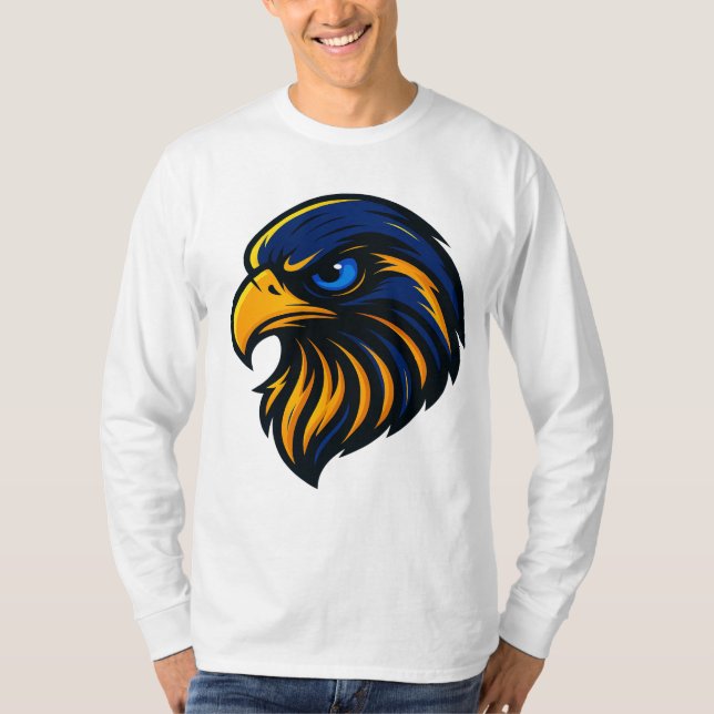 Majestic Falcon Head – Men’s Bold Graphic Tee (Vorderseite)