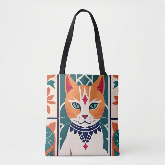 Majestic Feline Charm Tasche (Vorderseite)