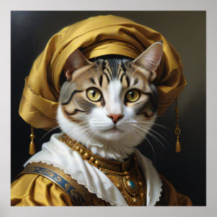 Majestic Feline Poster