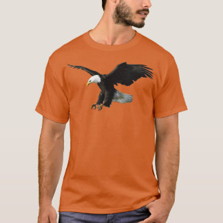 Majestic Flying American Bald Eagle Foto Portrait T-Shirt