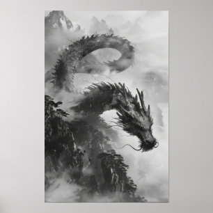 Majestic Flying Eagle Poster mit viel Details