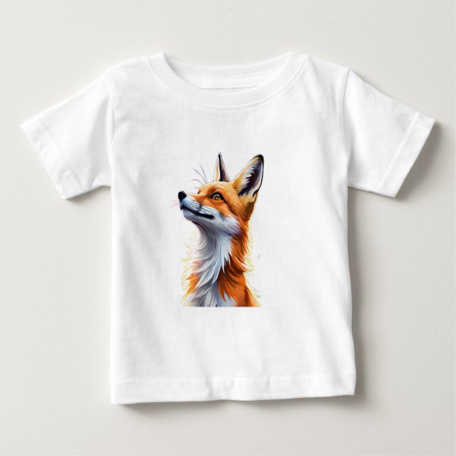 Majestic Fox Baby T-shirt (Vorderseite)