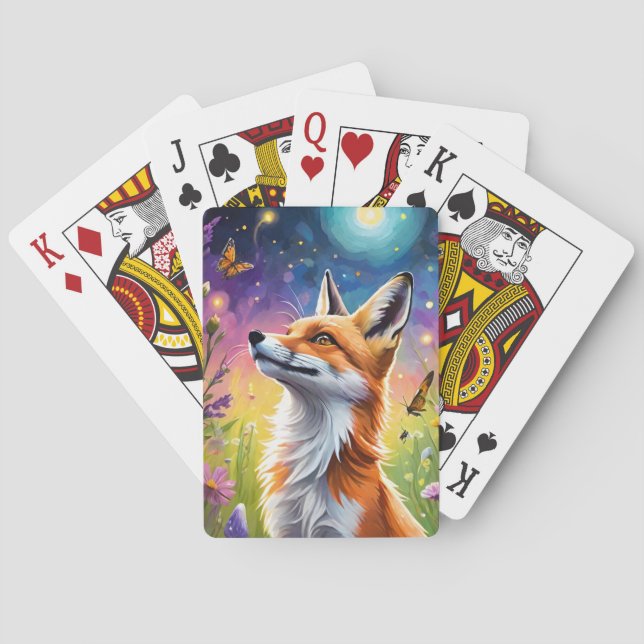 Majestic Fox Spielkarten (Rückseite)