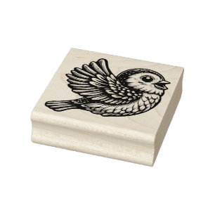 Majestic Freedom Sparrow Gummistempel