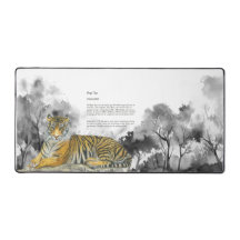 Majestic gefährdete Bengalische Tiger Wasserfarben
