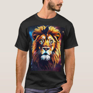 "Majestic Geometric Lion: 3D-Tiefe und Eleganz" T-Shirt