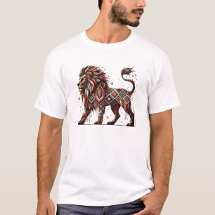 Majestic Geometric Lion - Entfesseln Sie Ihren inn T-Shirt