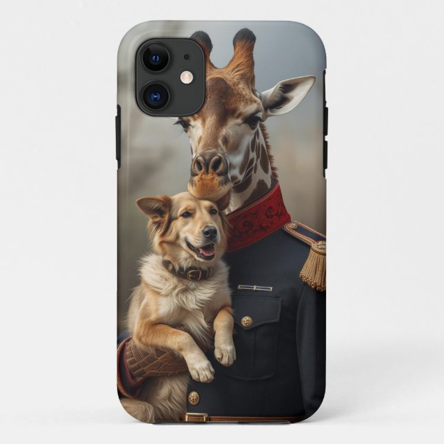 Majestic Giraffe Commander Mobile Case (Rückseite)