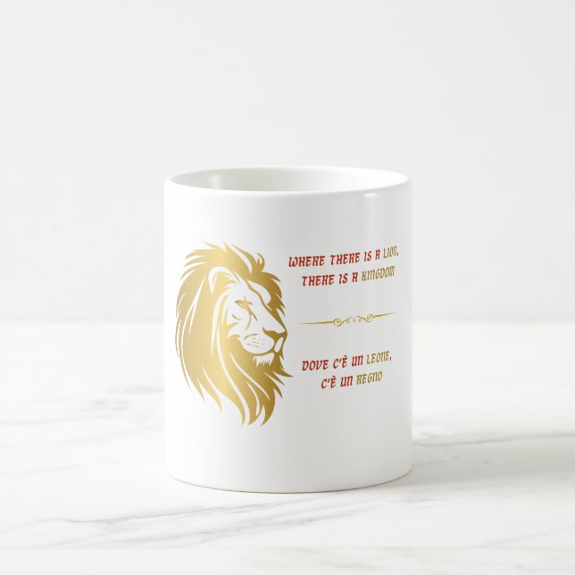 Majestic Golden Lion Kaffeetasse (Mittel)