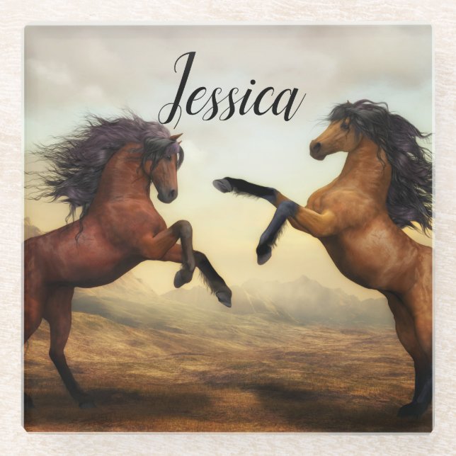 Majestic Hallions Glasuntersetzer (Vorderseite)