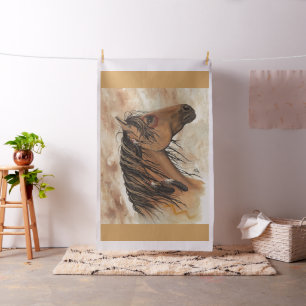 Majestic Horse by Bihrle Stoff