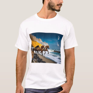 "Majestic Horse Men's T - Shirt - Reitstil a