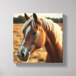 Majestic Horse Portrait Leinwanddruck