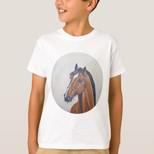 Majestic Horse Portrait T-Shirt (Vorderseite)