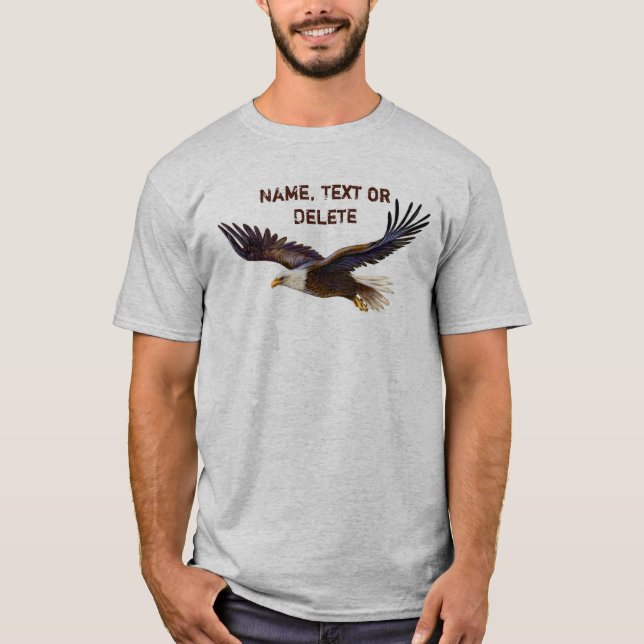 Majestic Hosting Personalisierte EAGLE Mens Shirts (Vorderseite)