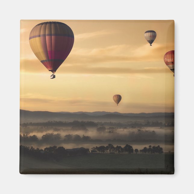 Majestic Hot Air Balloons Magnet (Vorne)