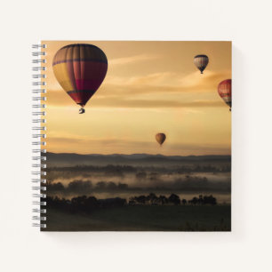Majestic Hot Air Balloons Notizbuch
