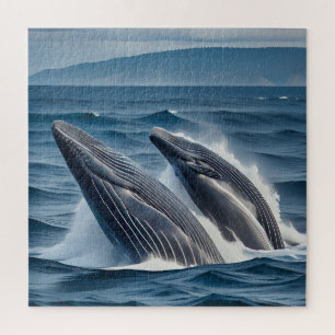 Majestic Humpback Wale in Motion