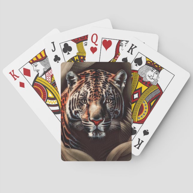 Majestic Jaguar - König des Dschungels Spielkarten (Rückseite)