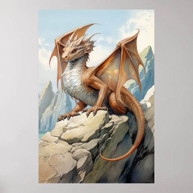Majestic Knucker Dragon Louner Poster (Devant)