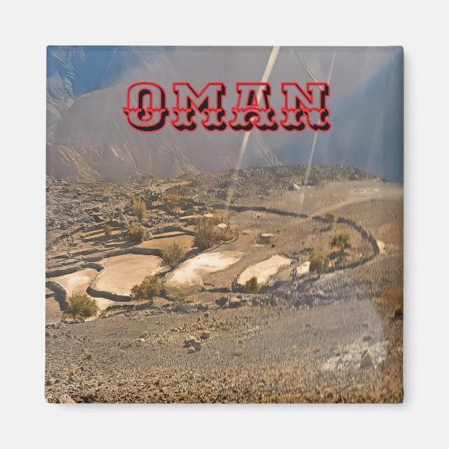 Majestic Landschaften Oman Magnet (Vorne)