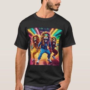 Majestic Lion animierte Men's T-Shirt" T-Shirt