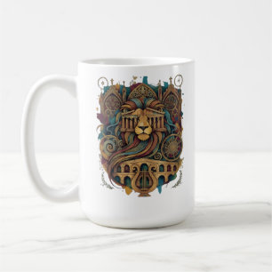 Majestic Lion Art Keramik Kaffee Tasse Einzigartig