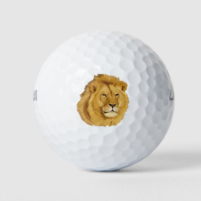 Majestic Lion Golfball (Vorderseite)