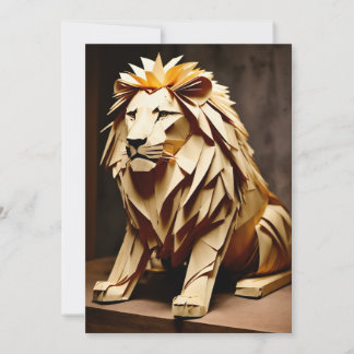 "Majestic Lion Greeting Card" Feiertagskarte