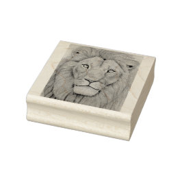 Majestic Lion Gummistempel