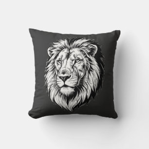 Majestic Lion Head Kissen