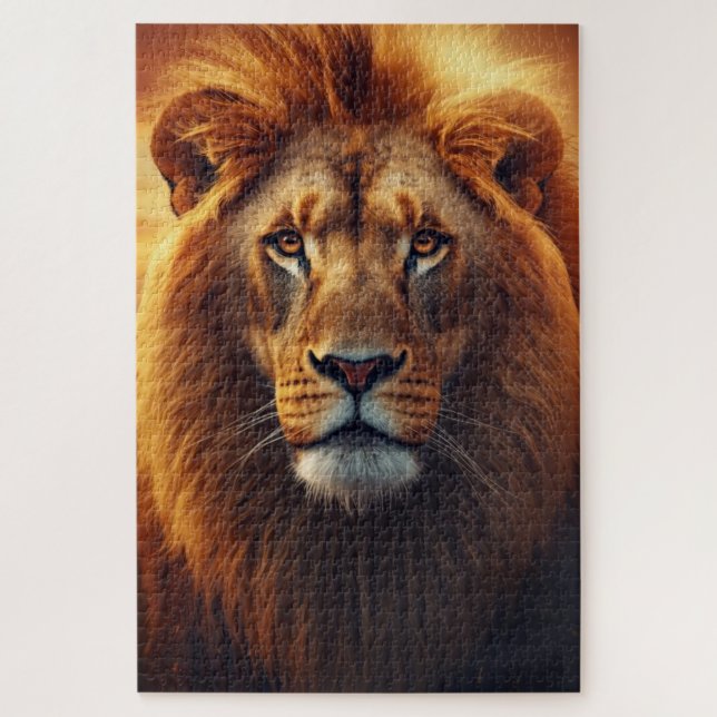 Majestic Lion Jigsaw Puzzle (Vertikal)