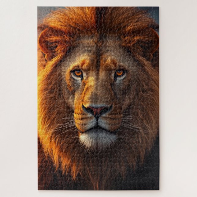 Majestic Lion Jigsaw Puzzle (Vertikal)