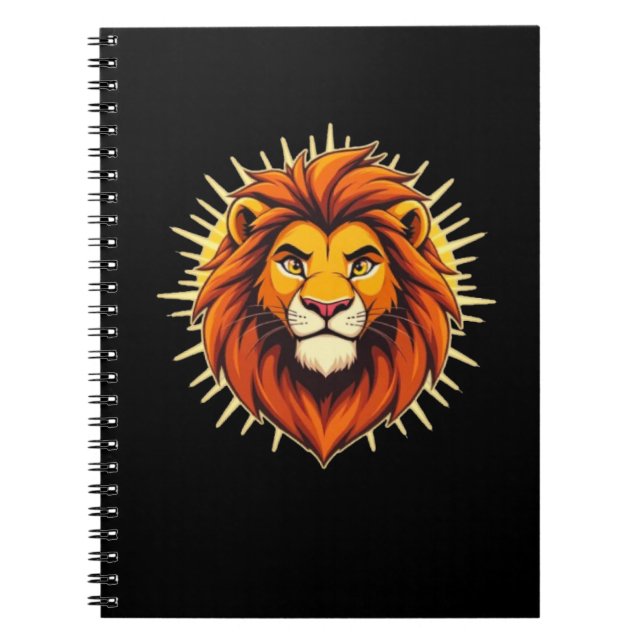 Majestic Lion – King of Power and Authority Notizblock (Vorderseite)