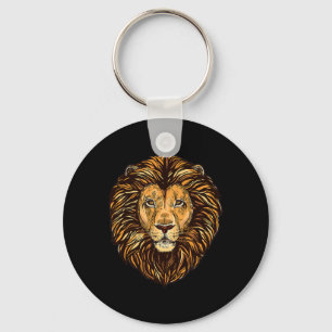Majestic Lion Mane Detaillierte Kunst - Niedliche Schlüsselanhänger